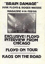 Brain Damage, International Pink Floyd Magazine, Issue 14