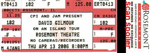 Rosemont Theatre Ticket