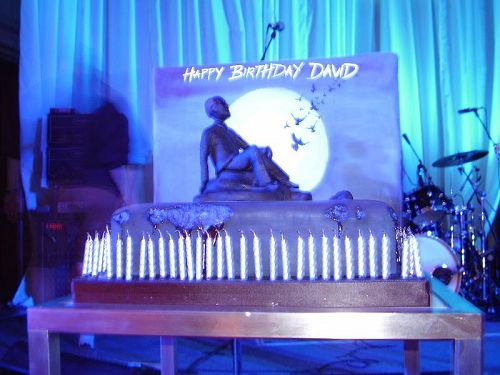 David Gilmour's 60th birthday cake