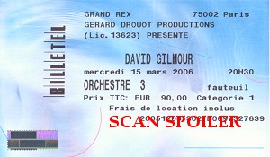 Le Grand Rex ticket