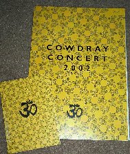 Cowdrey concert programme