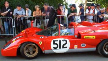 Nick and Ferrari wait for the off