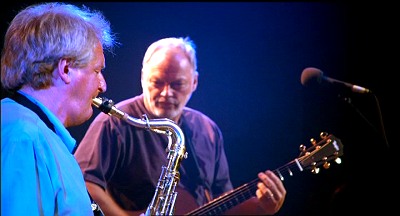 Dick Parry with David Gilmour