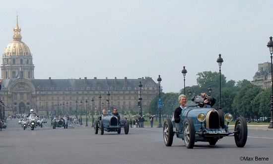 Nick Mason in Bugatti