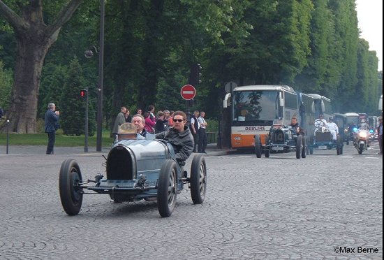 Nick Mason in Bugatti