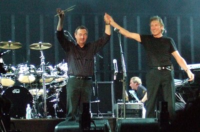 Nick Mason and Roger Waters