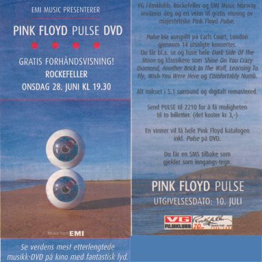 Pink Floyd PULSE DVD