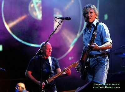 Roger Waters and David Gilmour