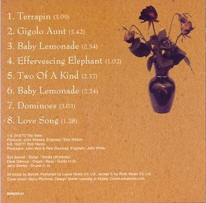 Syd Barrett Radio 1 Sessions CD