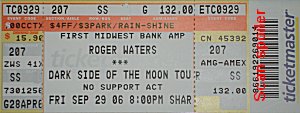 Roger Waters Ticket